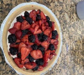 Strawberry Cream Pie to Die For Photo