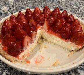 Two Tier Strawberry Pie Photo