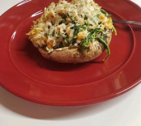 Crab and Lobster Stuffed Mushrooms Photo