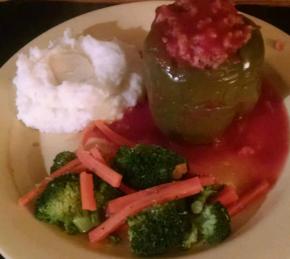 Saucy Stuffed Peppers Photo