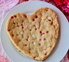 Giant Heart-Shaped Pan Cookie Photo
