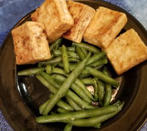 Breaded, Fried, Softly Spiced Tofu Photo