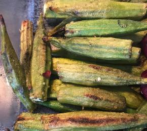 Grilled Okra Photo