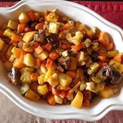 Slow-Roasted Winter Vegetables Photo