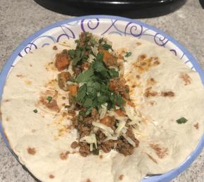 Turkey and Yam Spicy Tacos Photo