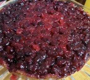 Cranberry Upside-Down Sour Cream Cake Photo