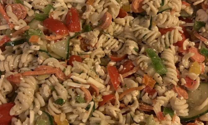 Pasta Salad with Homemade Dressing Photo 1