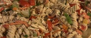 Pasta Salad with Homemade Dressing Photo