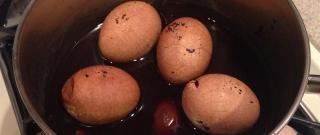 Chinese Tea Leaf Eggs Photo
