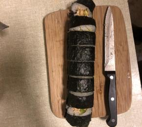 Cream Cheese and Crab Sushi Rolls Photo