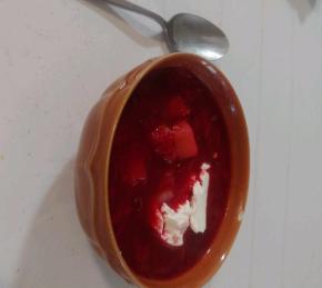 Ukrainian Red Borscht Soup Photo