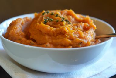 Mashed Sweet Potatoes with Maple & Thyme Photo 1