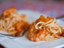 Spaghetti with Pumpkin, Shrimps and Sun-Dried Tomatoes Photo 9