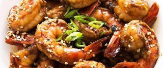 Shrimps with Garlic, Ginger and Sesame Photo