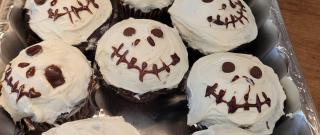 Creepy Halloween Skull Cupcakes Photo