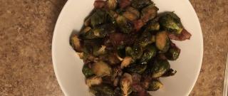 Maple Roasted Brussels Sprouts with Bacon Photo
